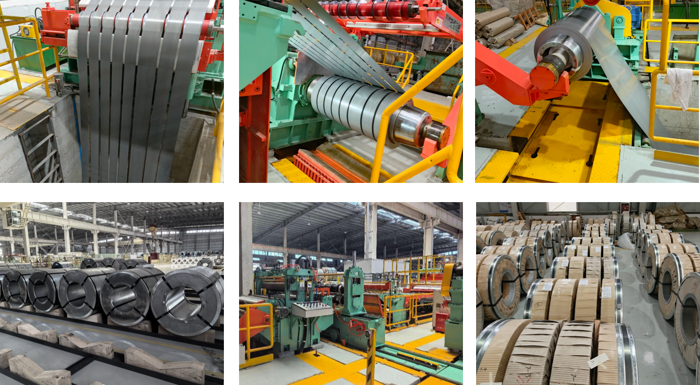 Slitting and cutting processing center